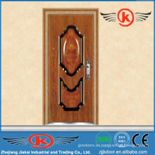 JK-S9204 de alta calidad de lujo puerta de acero de lujo puerta de acero decorativo